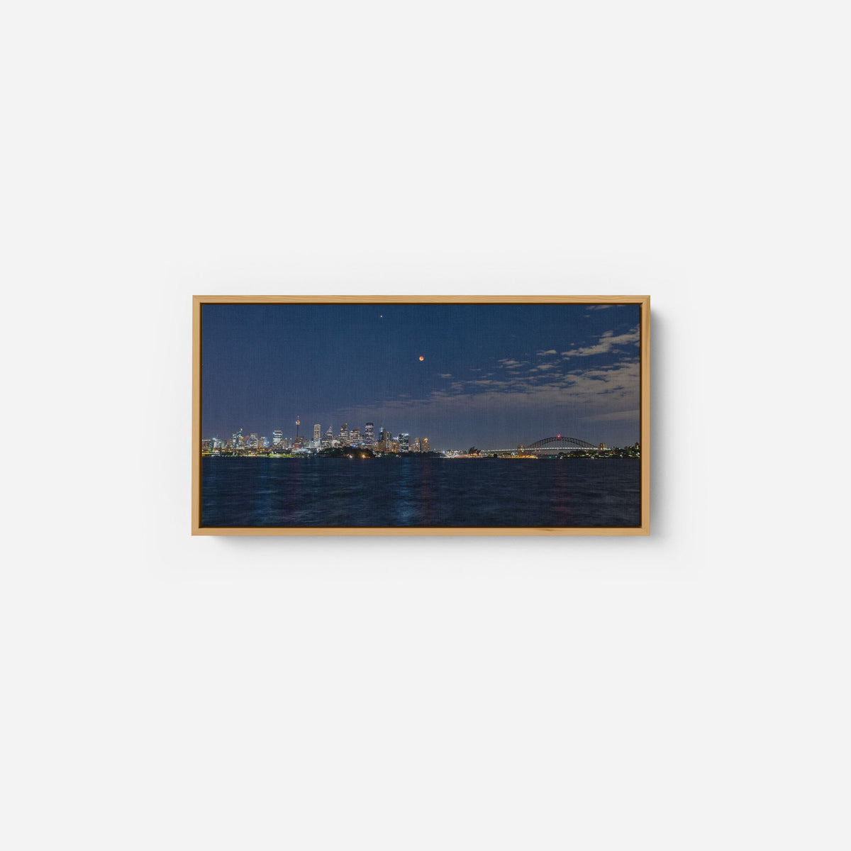 Lunar Eclipse Sydney Harbour - Kess Gallery