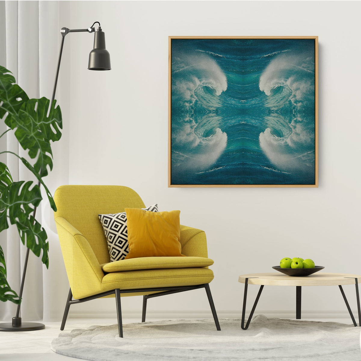 Wave Squared - Kess Gallery