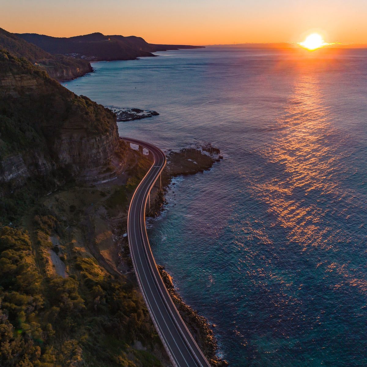 Sea Cliff Sunrise II - Kess Gallery