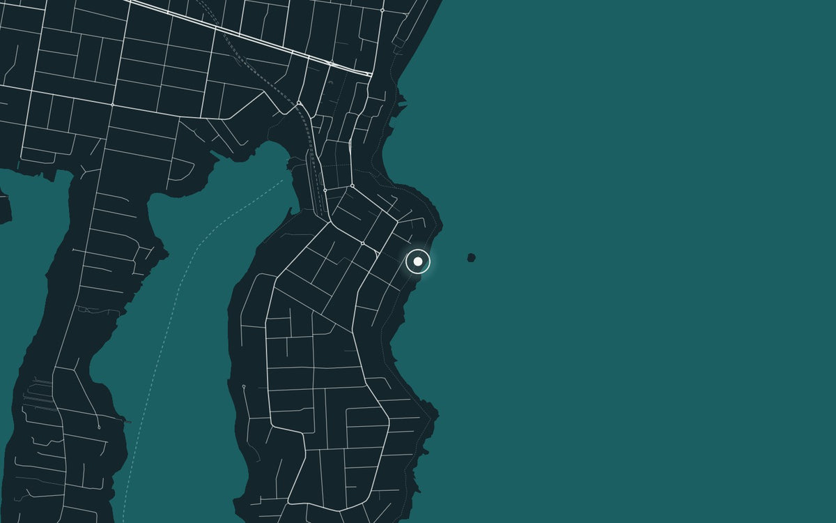 Map of South Cronulla, where Blackwoods Beach Pano was photographed
