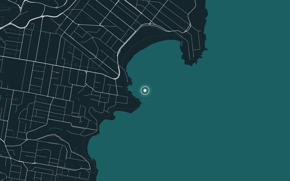 Map of Icebergs, where Bondi Icebergs & The City was photographed