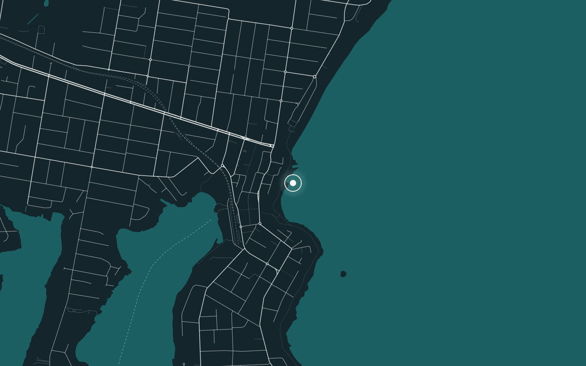 Map of Cronulla, where Cronulla Pool Sunrise II was photographed