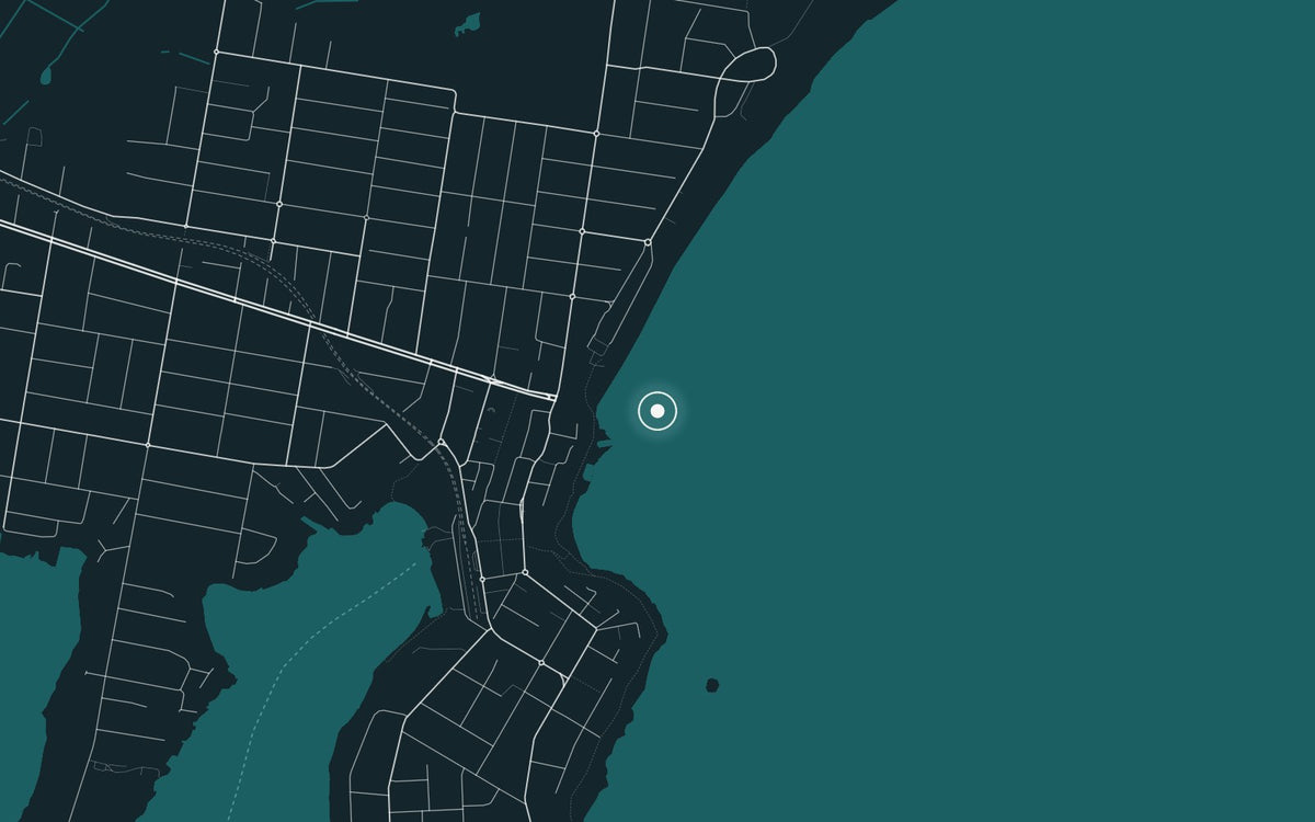 Map of Cronulla Rock Pools, where Cronulla Pools I was photographed