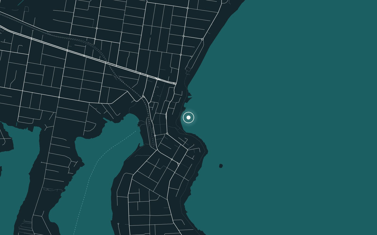 Map of South Cronulla, where Cronulla Pools III was photographed
