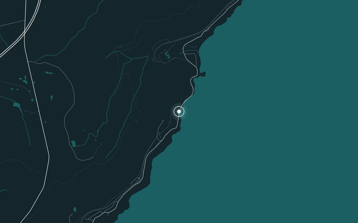 Map of Sea Cliff Bridge, where SeaCliff Shooting Star was photographed