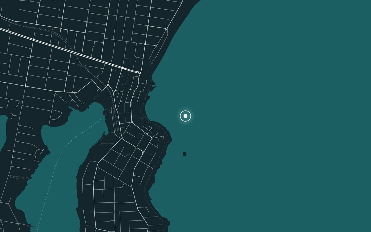 Map of South Cronulla, where South Cronulla Sunrise was photographed
