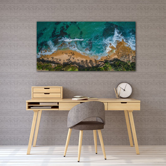 Blackwoods Beach Pano - Kess Gallery