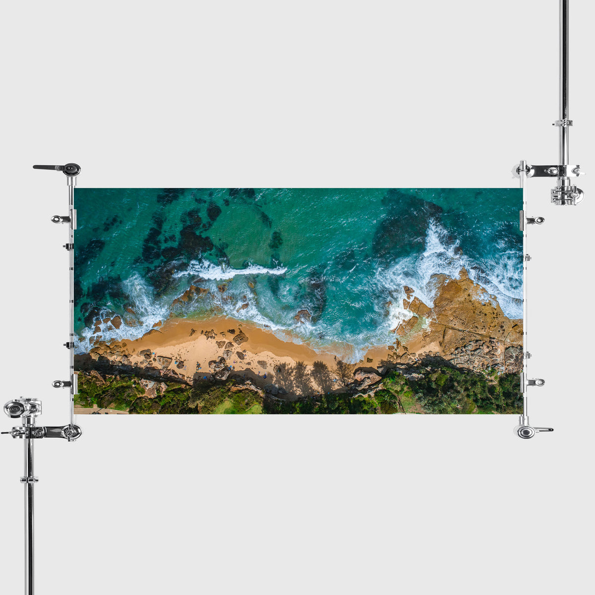 Blackwoods Beach Pano - Kess Gallery