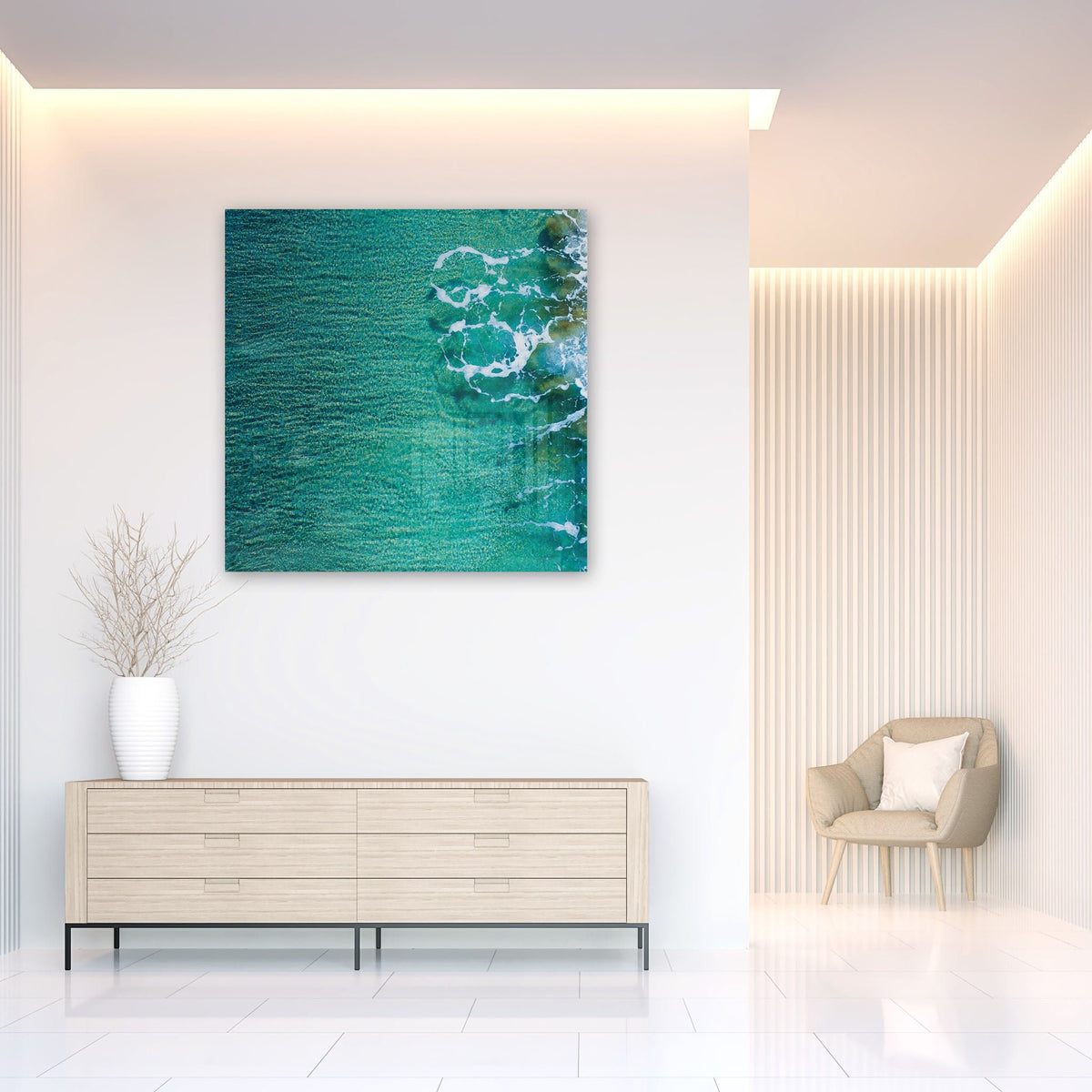 Abstract Wave I - Kess Gallery