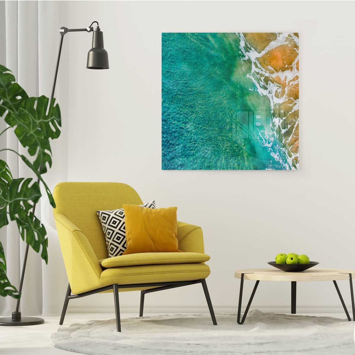 Abstract Wave II - Kess Gallery