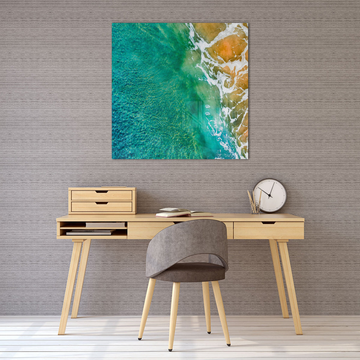 Abstract Wave II - Kess Gallery