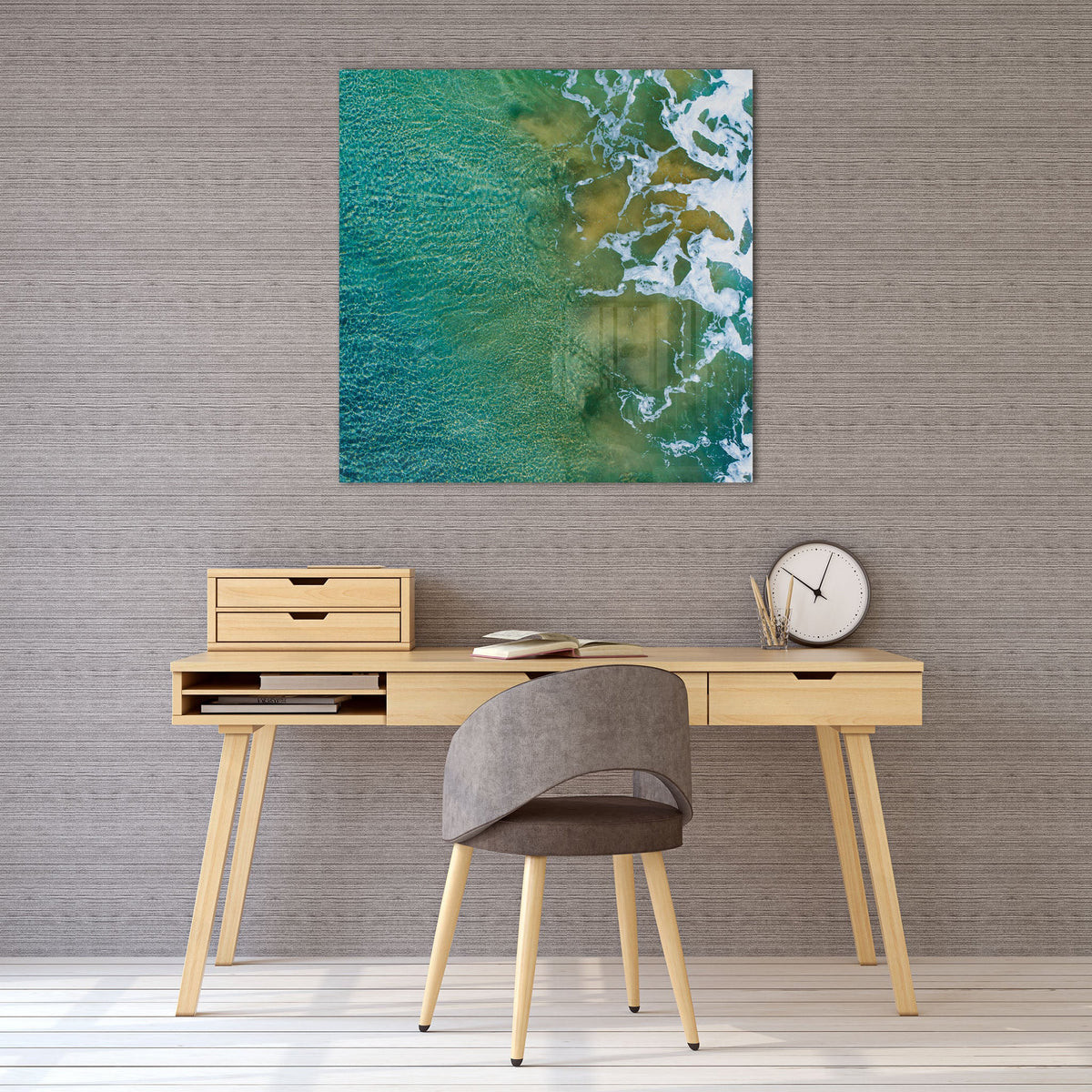 Abstract Wave III - Kess Gallery