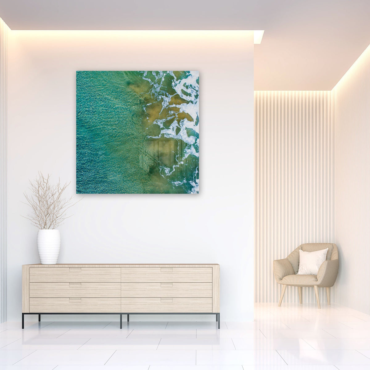 Abstract Wave III - Kess Gallery