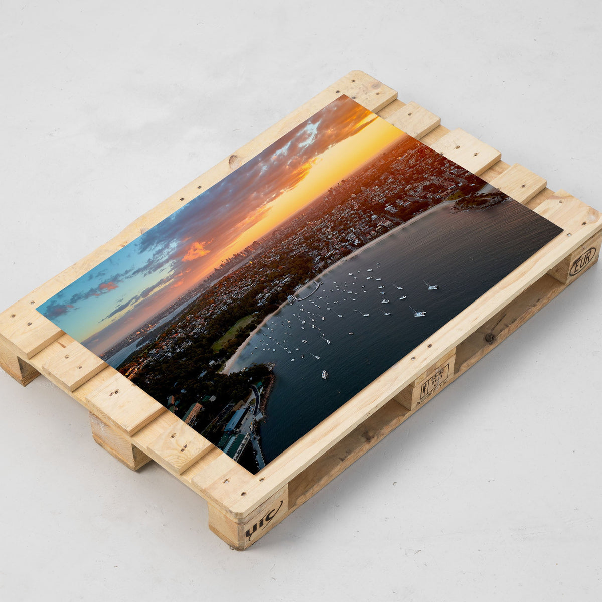 Balmoral Beach & the City at Sunset - Kess Gallery
