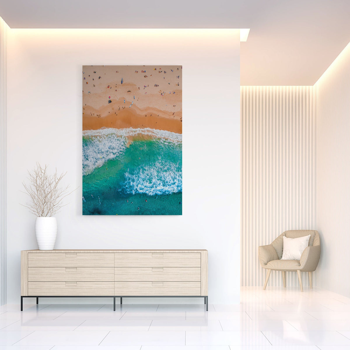 Bondi Beach from Above - Kess Gallery