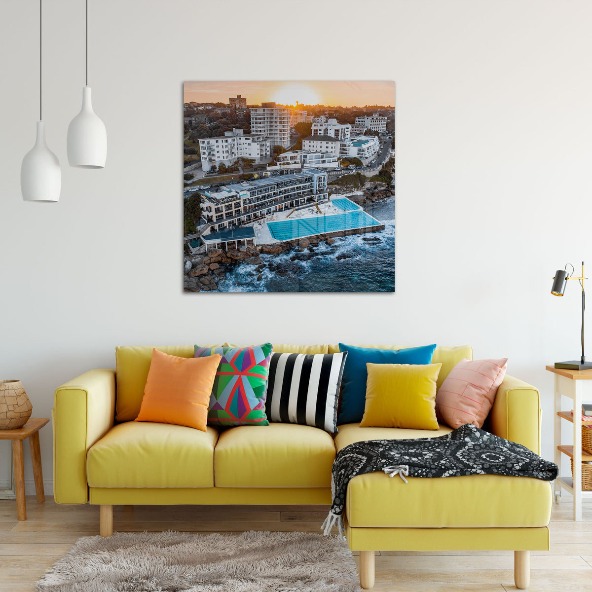 Bondi Icebergs Pool Sunset - Kess Gallery