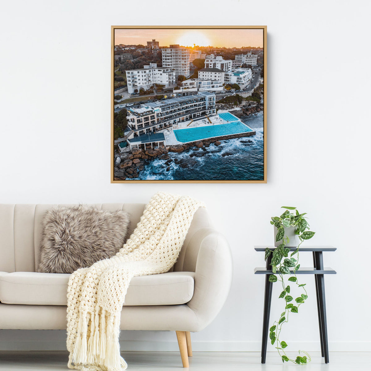 Bondi Icebergs Pool Sunset - Kess Gallery