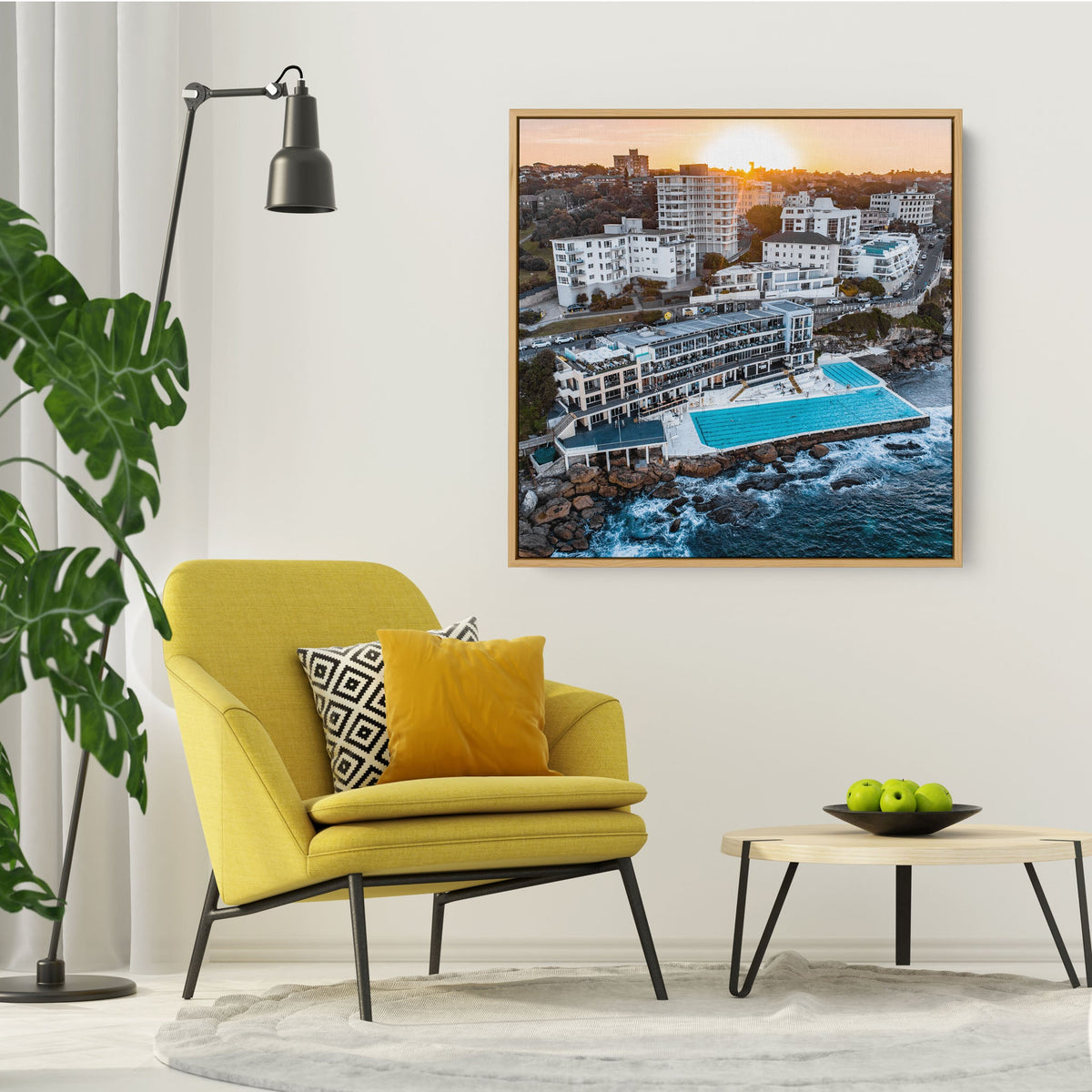 Bondi Icebergs Pool Sunset - Kess Gallery