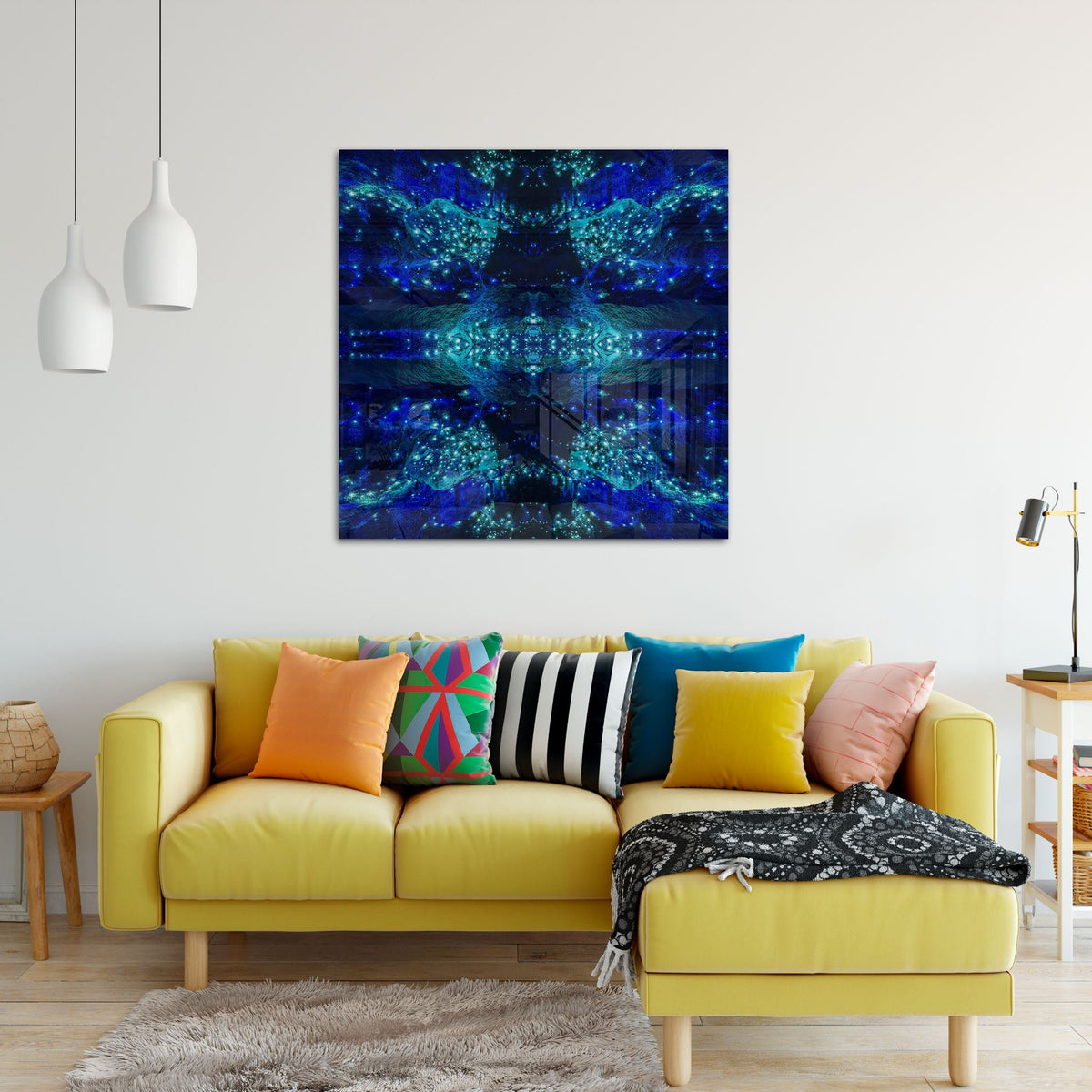 Glowworm Grid (2018) - Kess Gallery