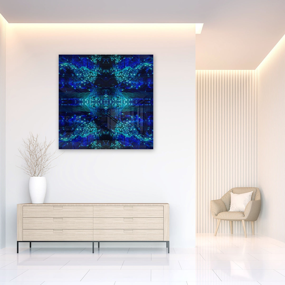 Glowworm Grid (2018) - Kess Gallery