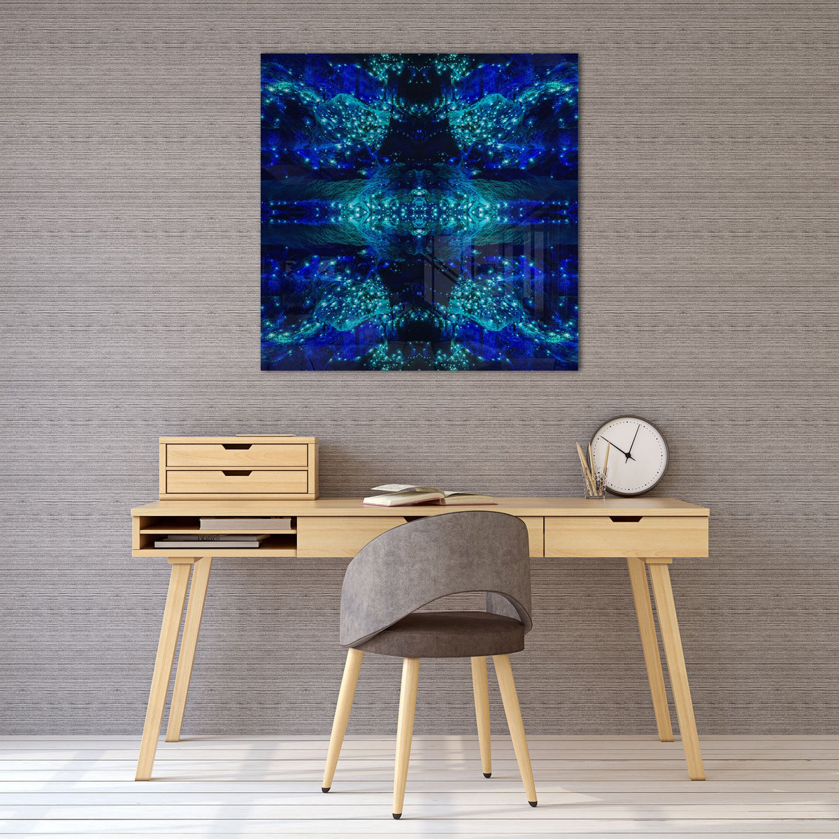 Glowworm Grid (2018) - Kess Gallery