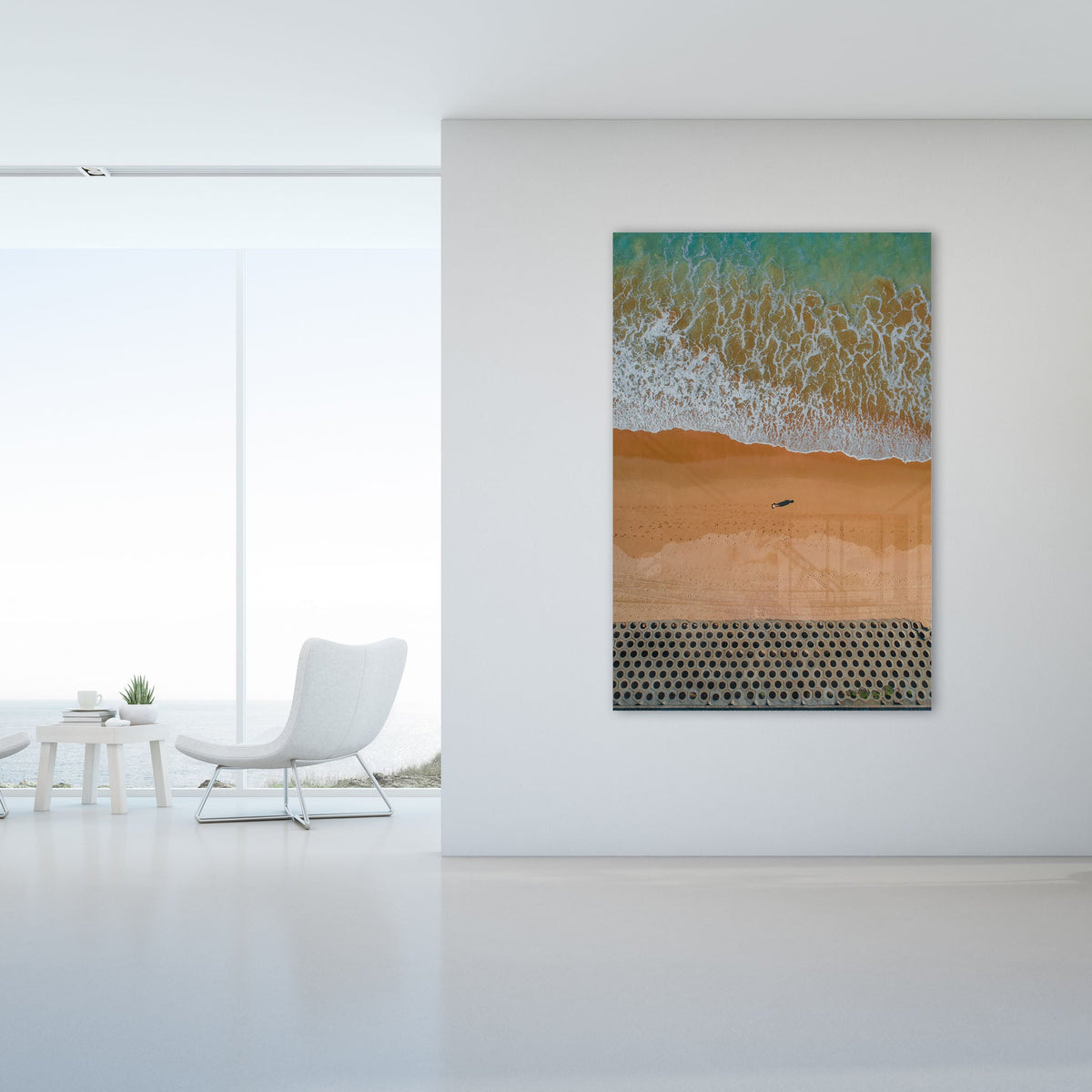 Lonely Walker - The Wall - Kess Gallery