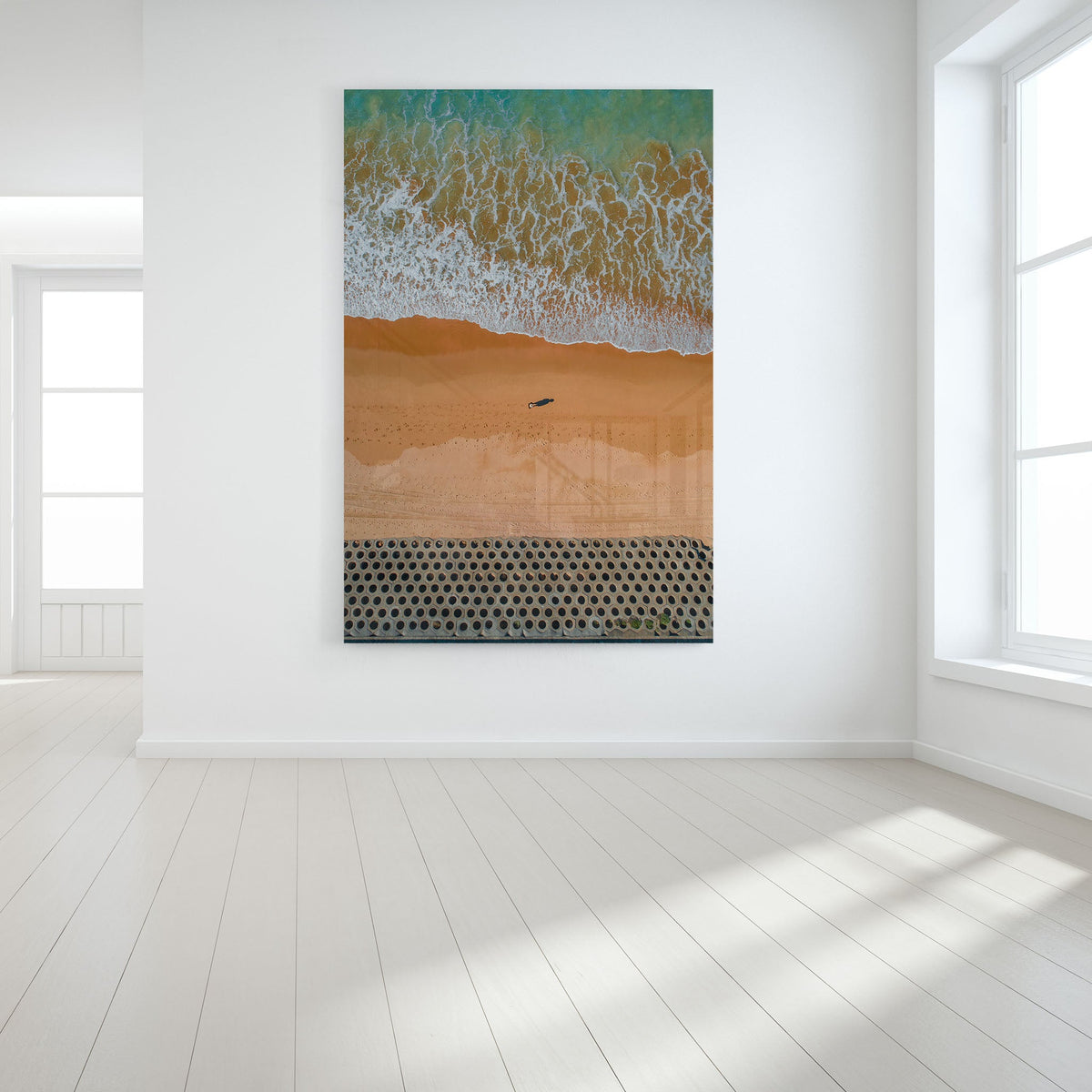 Lonely Walker - The Wall - Kess Gallery