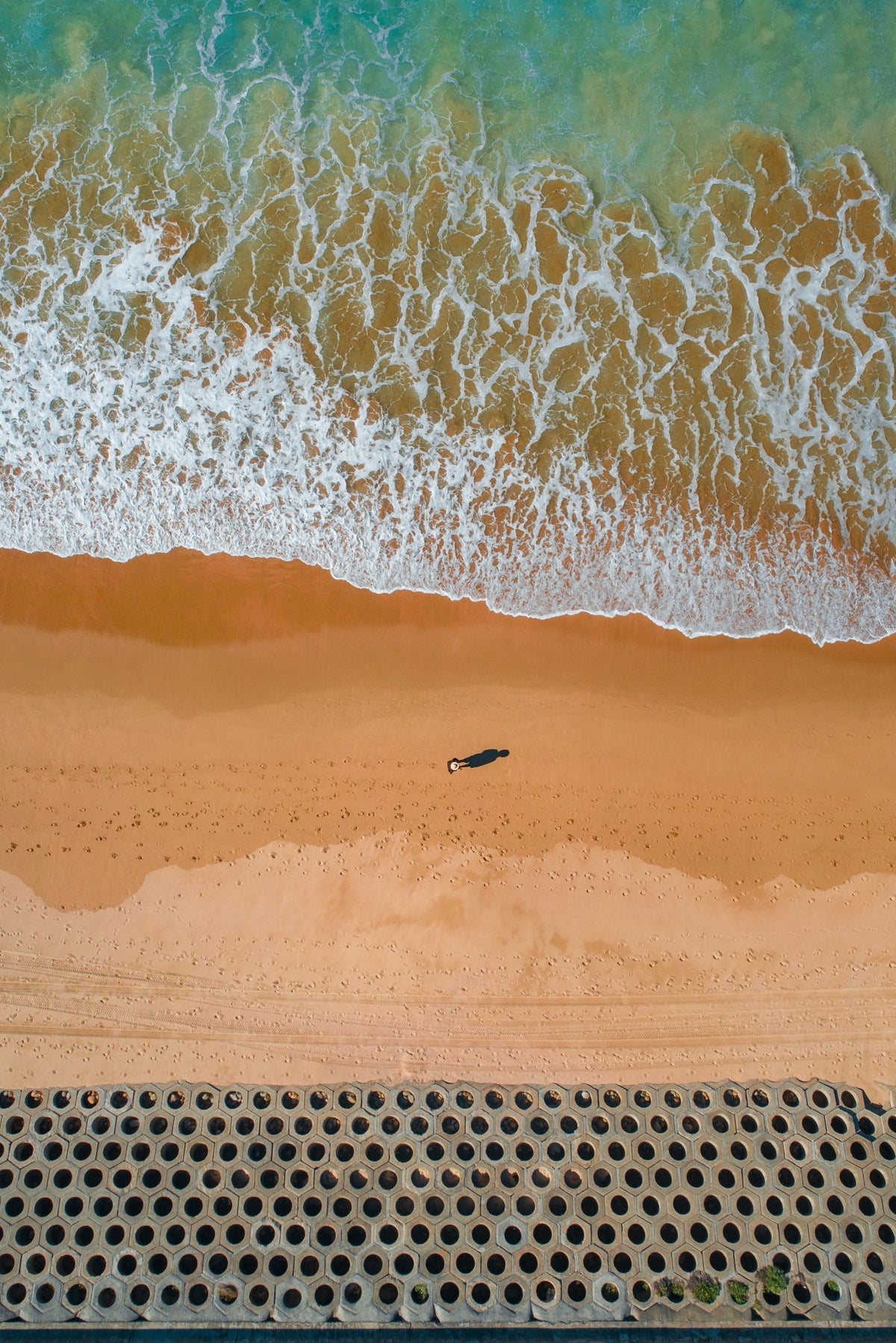 Lonely Walker - The Wall - Kess Gallery