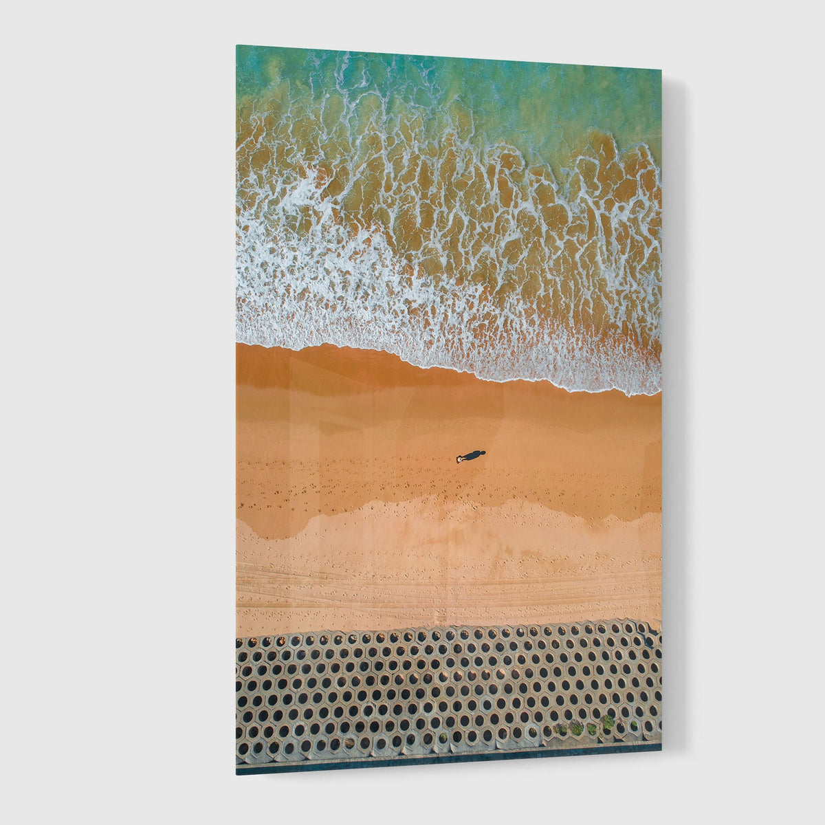 Lonely Walker - The Wall - Kess Gallery