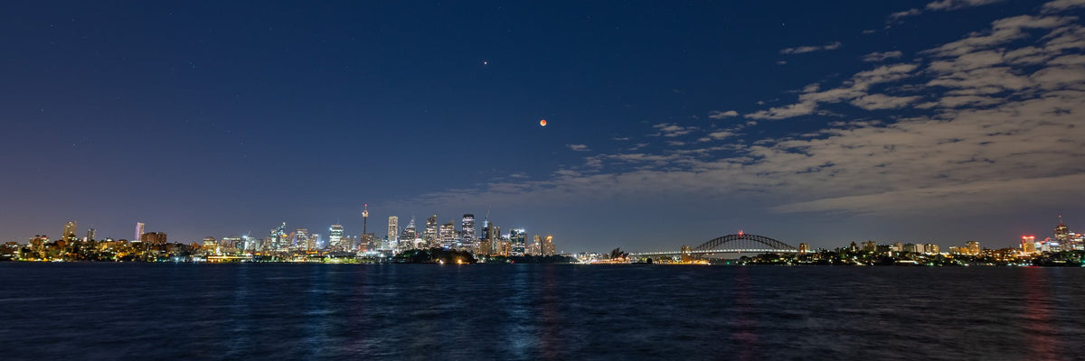 Lunar Eclipse Sydney - Kess Gallery
