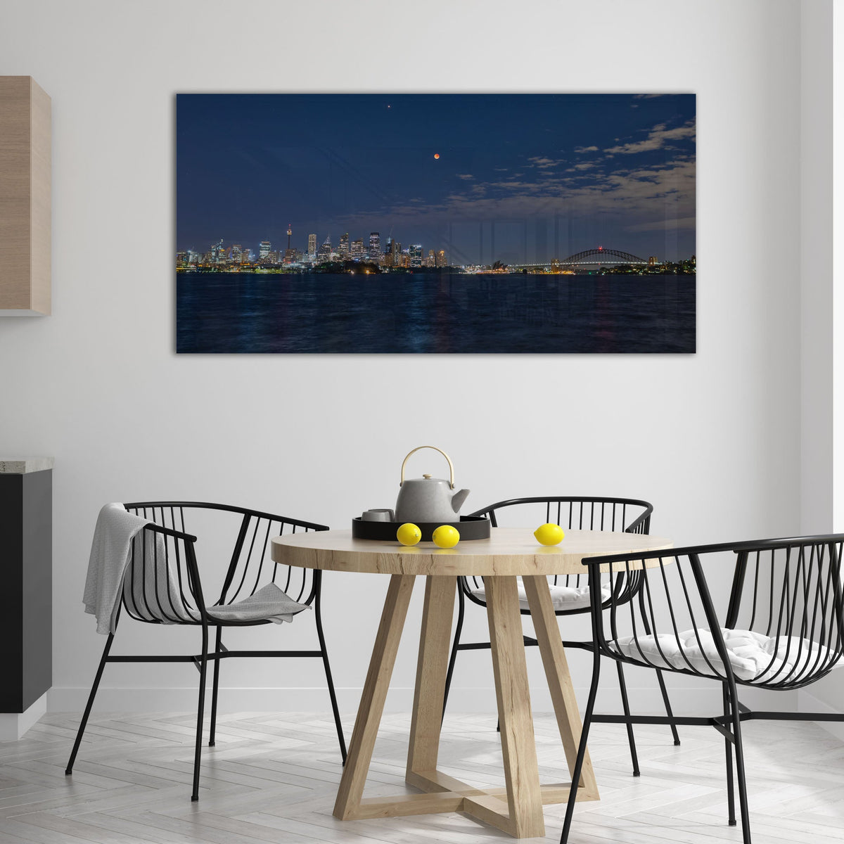 Lunar Eclipse Sydney Harbour - Kess Gallery