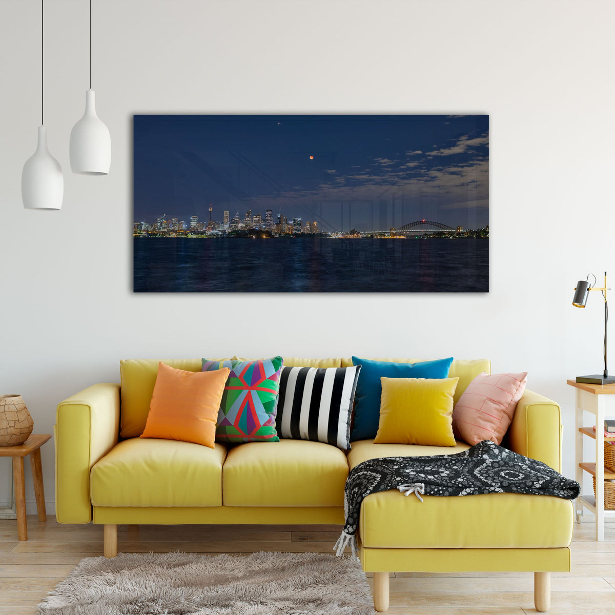 Lunar Eclipse Sydney Harbour - Kess Gallery