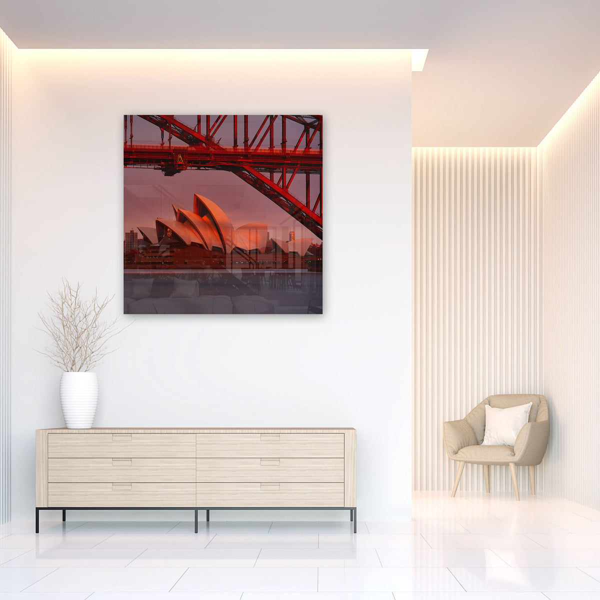 Opera Red Glow - Kess Gallery