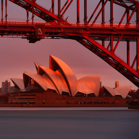 Opera Red Glow - Kess Gallery