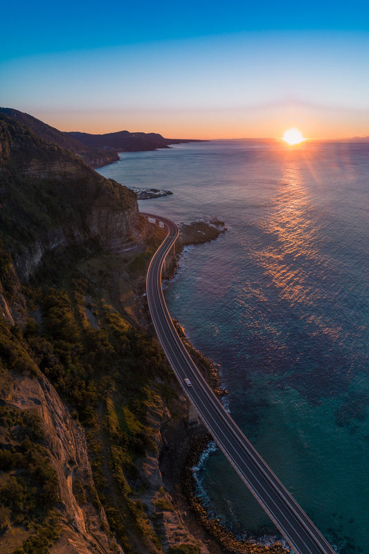 Sea Cliff Sunrise - Kess Gallery
