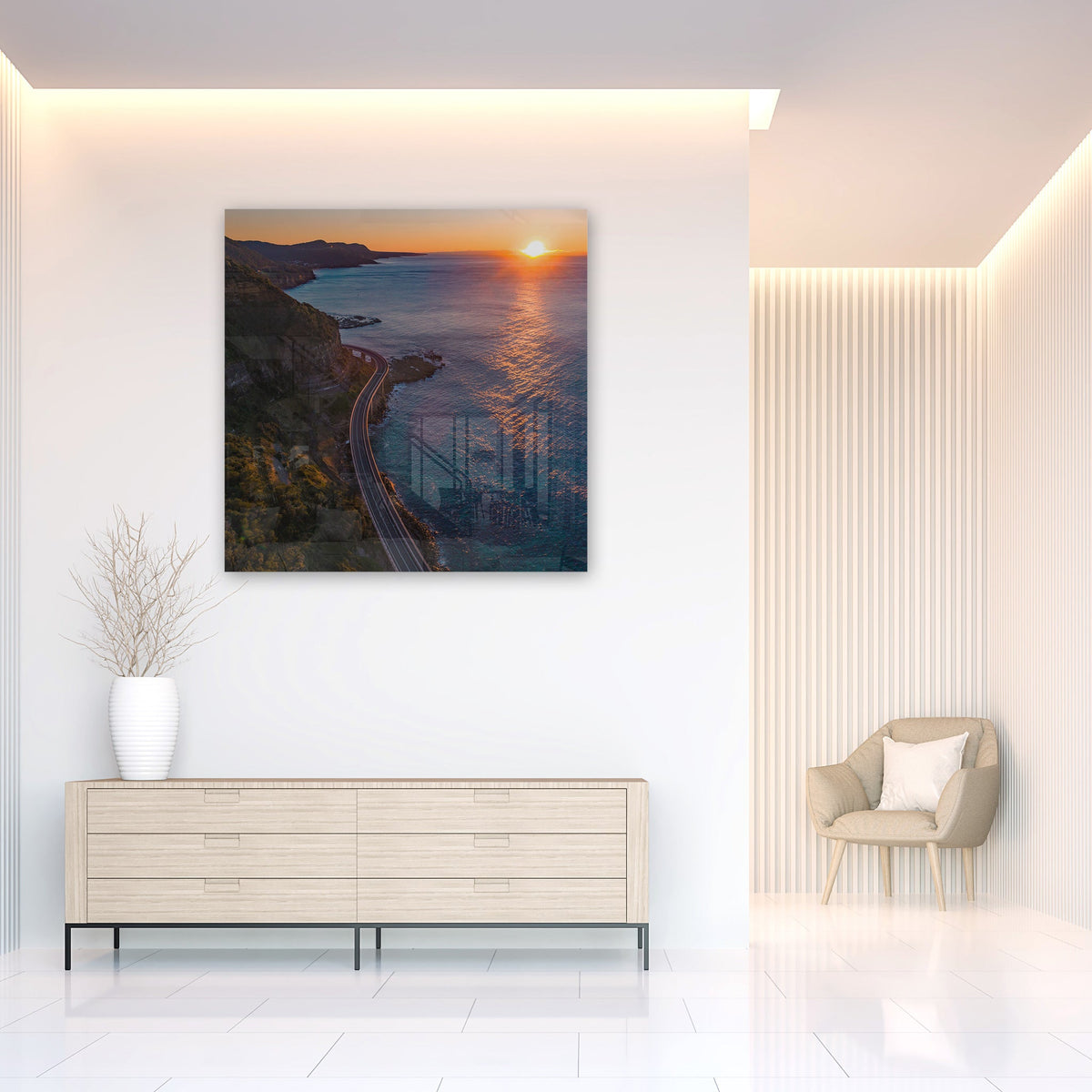 Sea Cliff Sunrise II - Kess Gallery