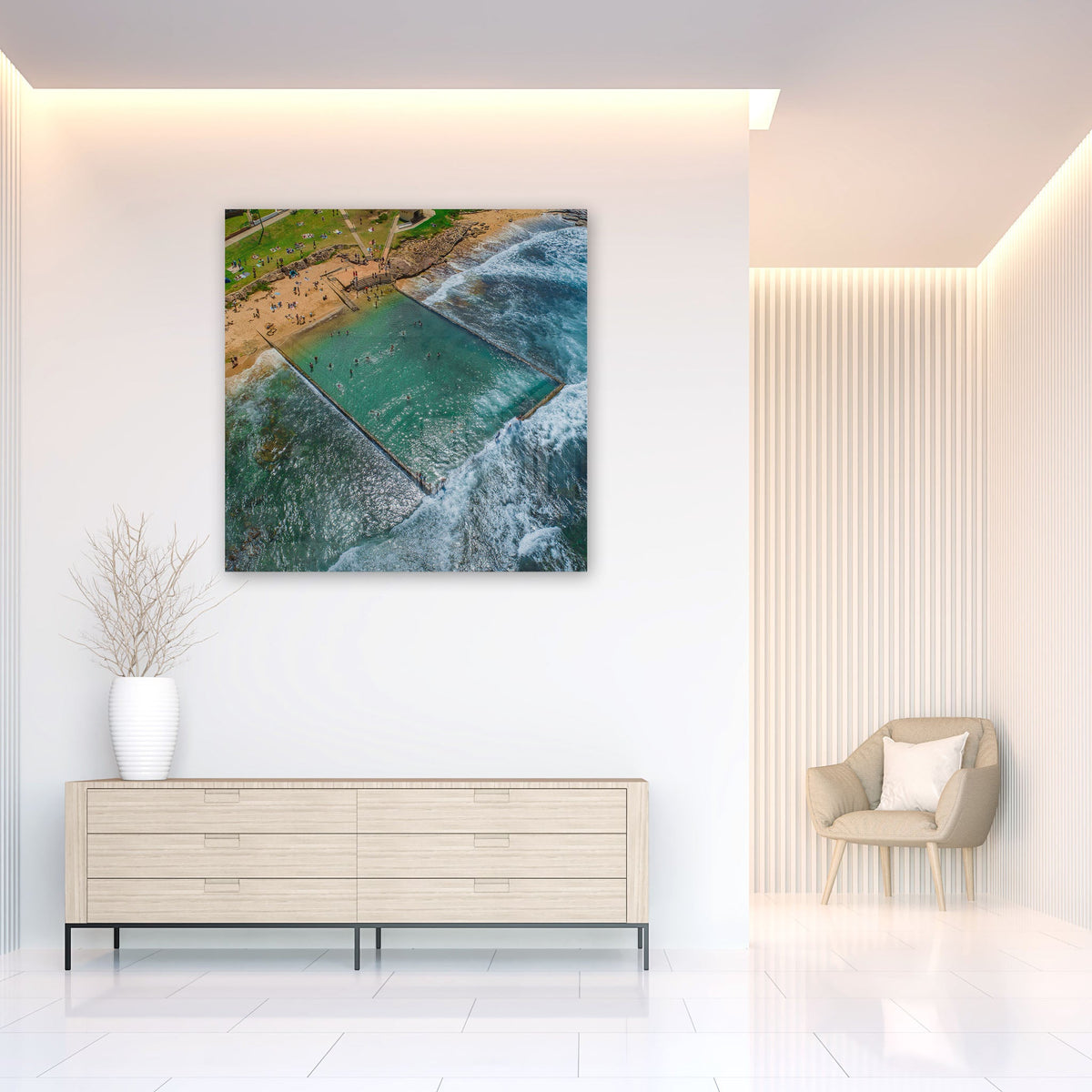Shelly Beach Pool I - Kess Gallery