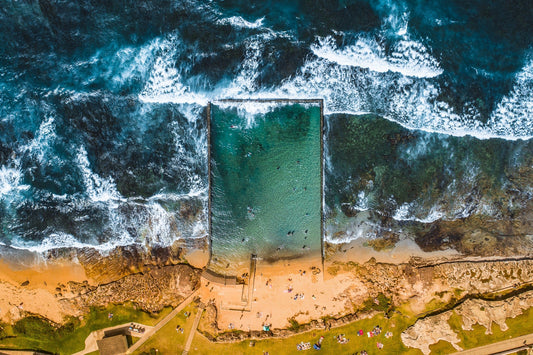 Shelly Beach Rock Pool - Kess Gallery