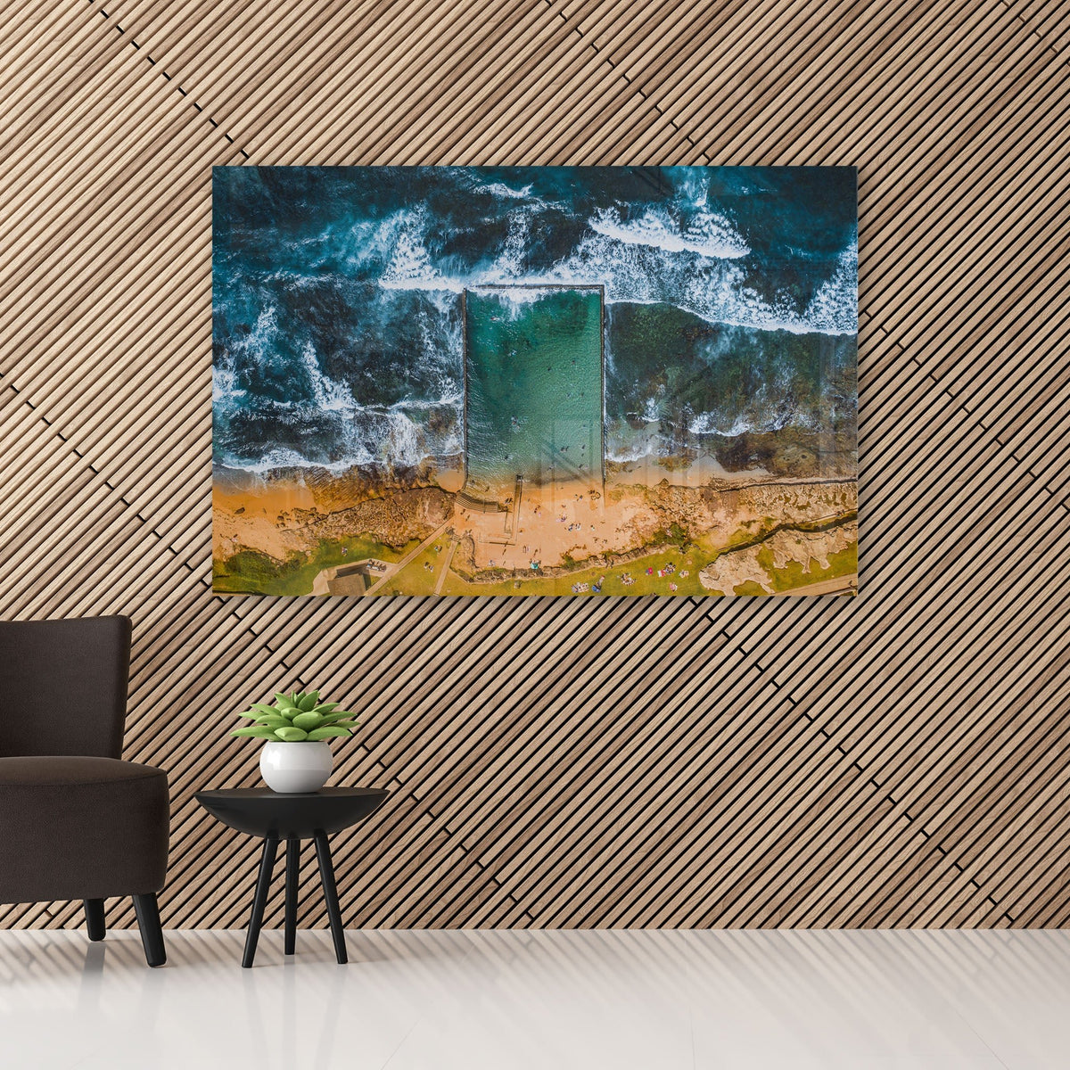 Shelly Beach Rock Pool - Kess Gallery
