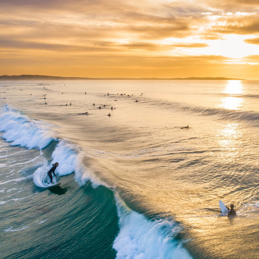 Sunrise Surf Session - Kess Gallery