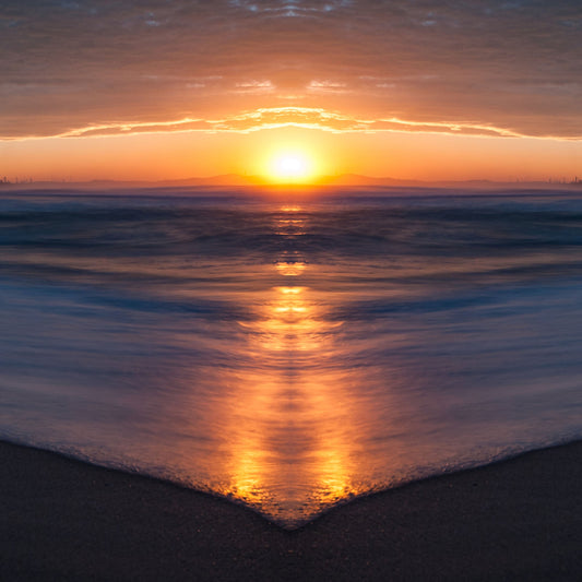 Sunrise Symmetry - Kess Gallery