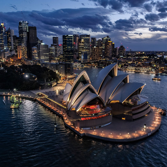 Sydney Opera House from Above - Kess Gallery