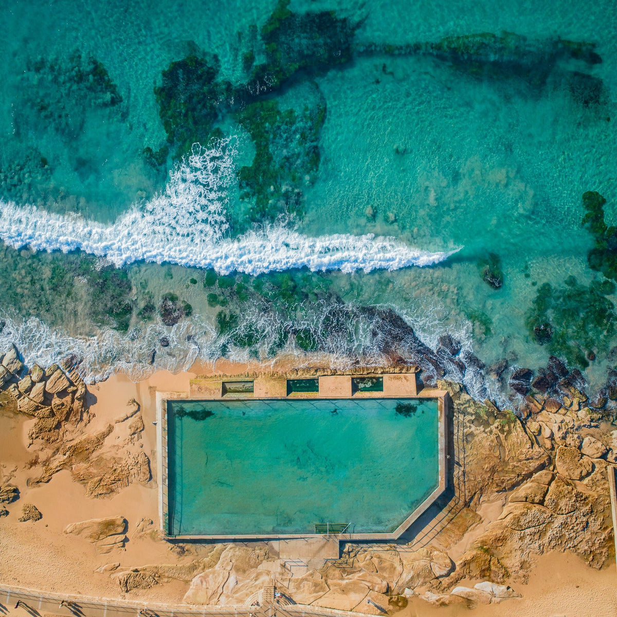 Turquoise Pool - Kess Gallery