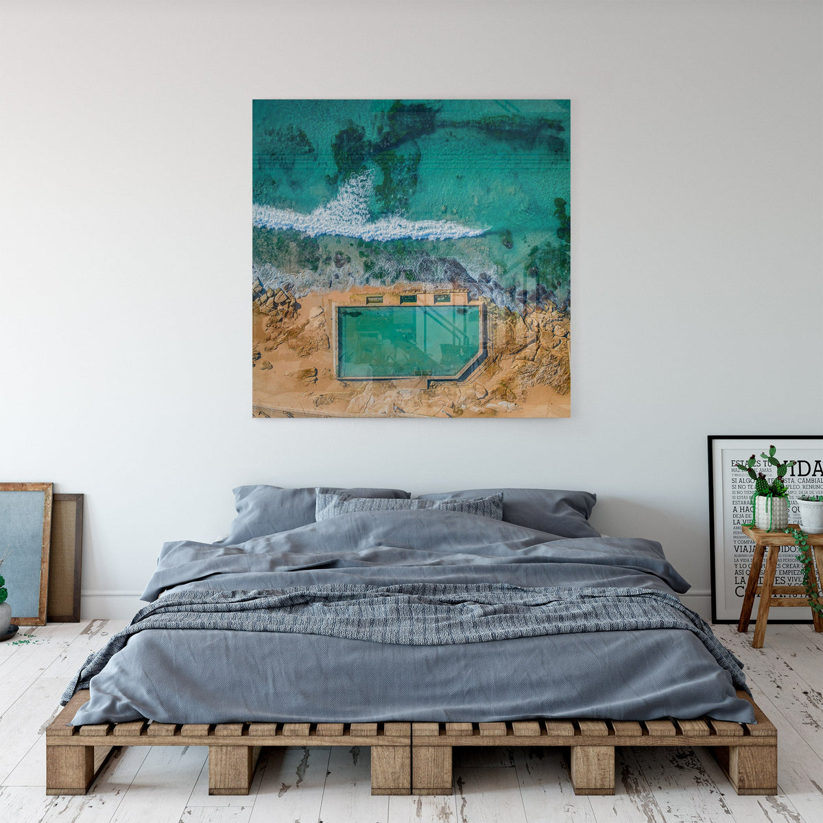 Turquoise Pool - Kess Gallery
