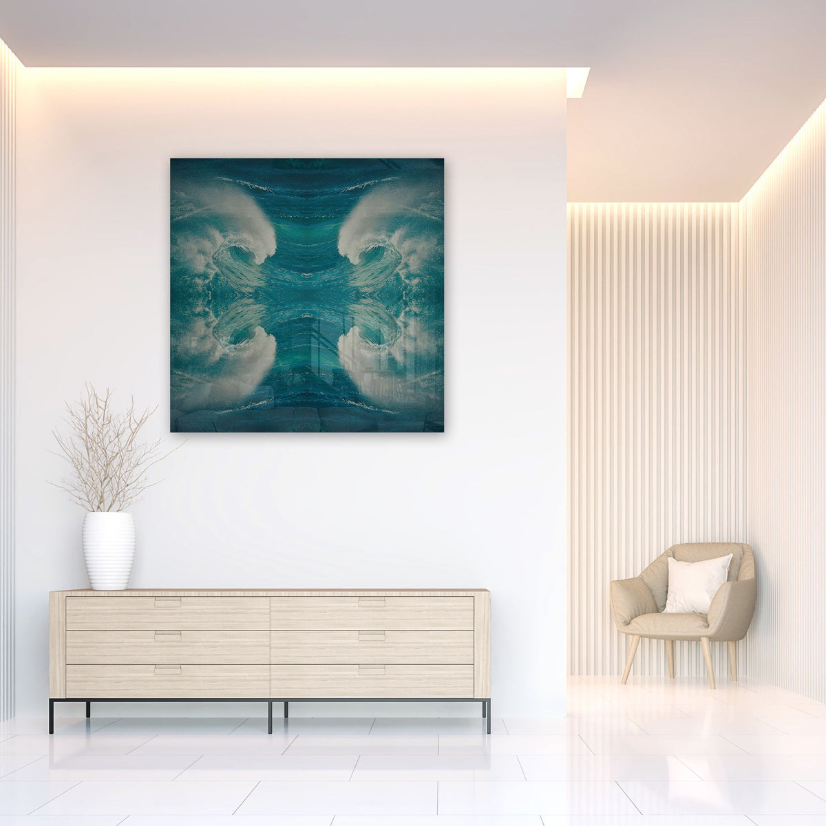 Wave Squared - Kess Gallery