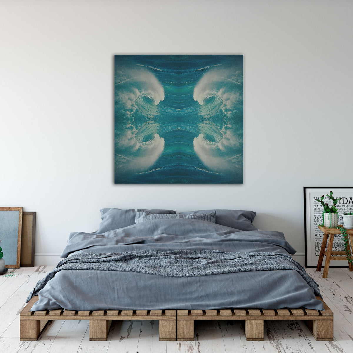 Wave Squared - Kess Gallery