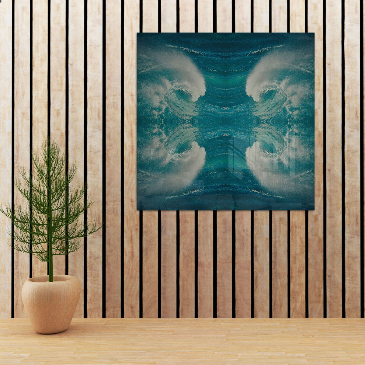 Wave Squared - Kess Gallery
