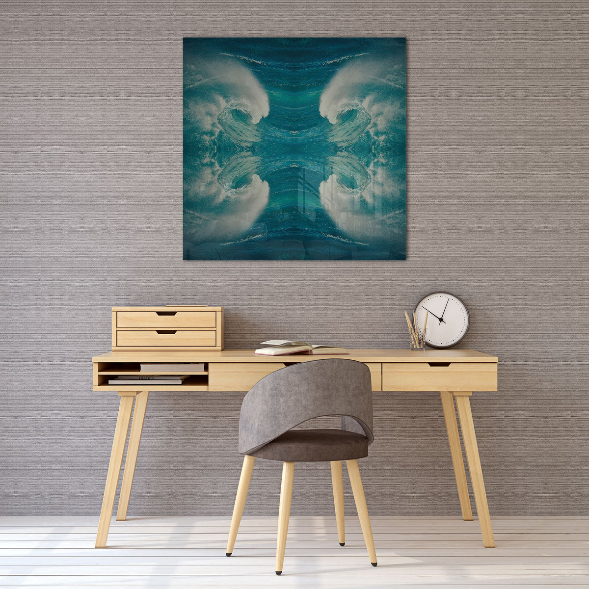 Wave Squared - Kess Gallery