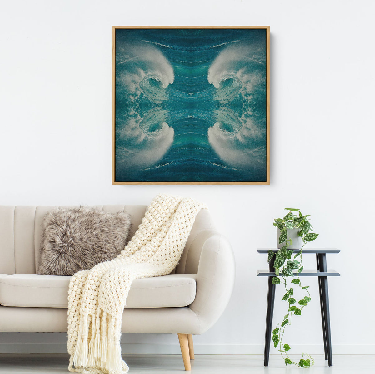 Wave Squared - Kess Gallery