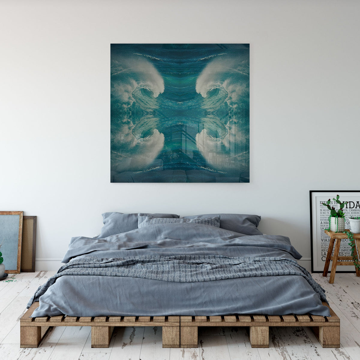 Wave Squared - Kess Gallery